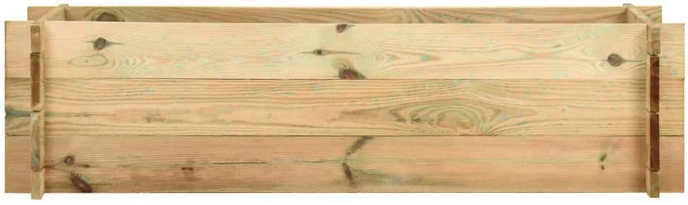 Aukštas lovelis daržovėms, 120cm, impregnuota pušies mediena