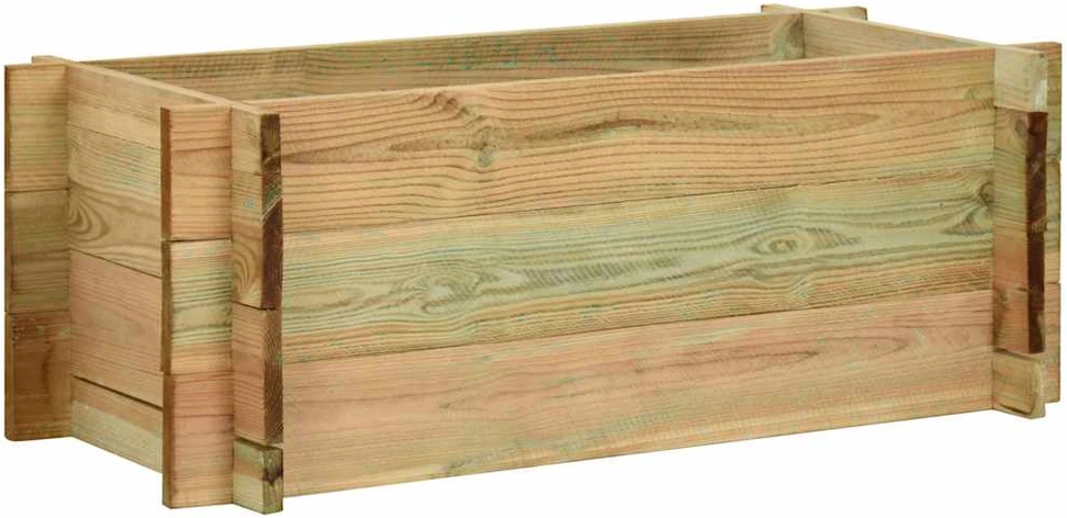 Aukštas lovelis daržovėms, 80cm, impregnuota pušies mediena