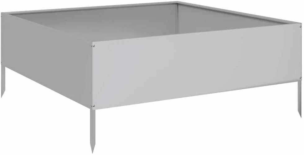 Aukštas sodo lovelis, 100x100x41cm, galvanizuotas plienas