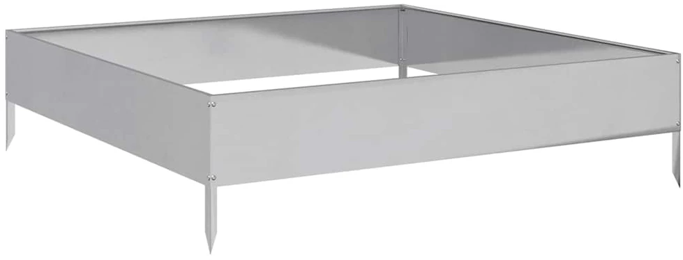 Aukštas sodo lovelis, 100x100x26cm, galvanizuotas plienas