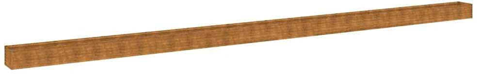 Aukštas sodo lovelis, 1152x50x36cm, Corten plienas