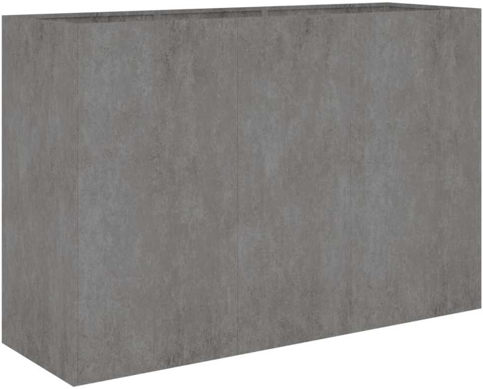Aukštas sodo lovelis, 120x40x80cm, Corten plienas