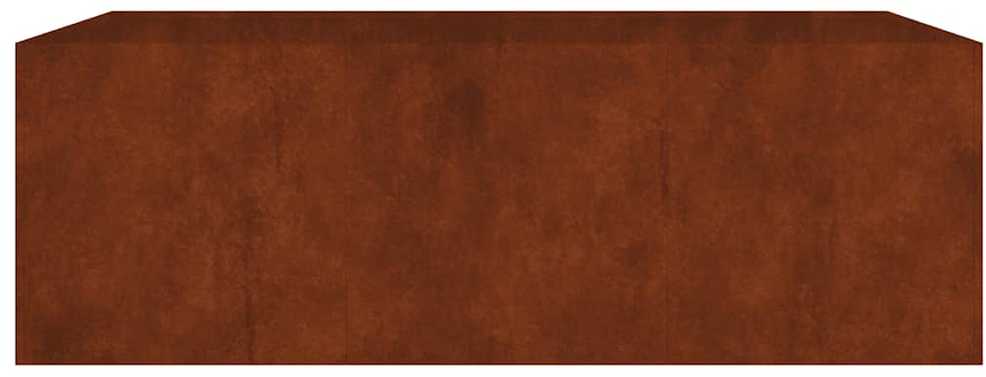Aukštas sodo lovelis, 120x80x40cm, Corten plienas