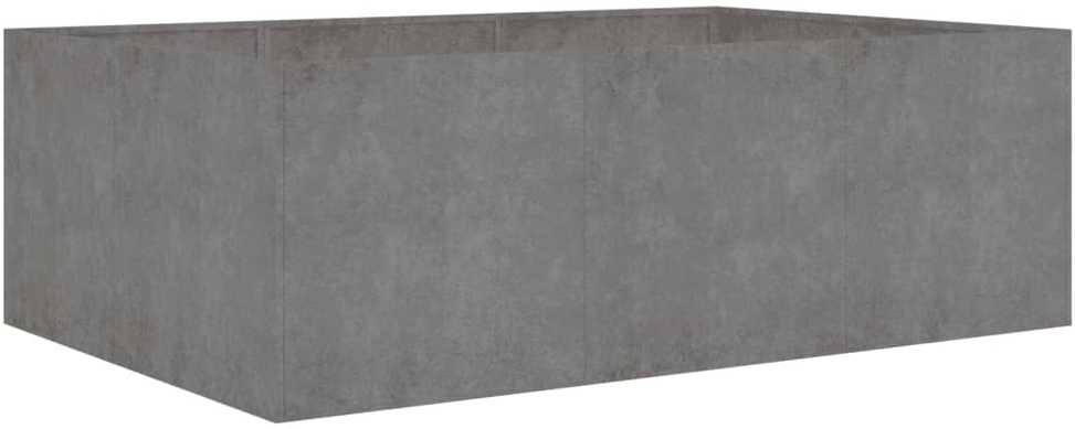 Aukštas sodo lovelis, 120x80x40cm, Corten plienas