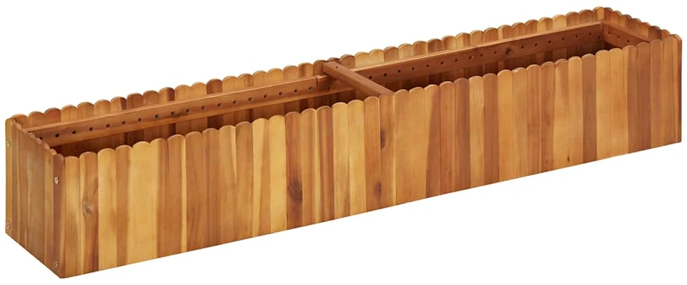 Aukštas sodo lovelis, 150x30x25 cm, akacijos medienos masyvas