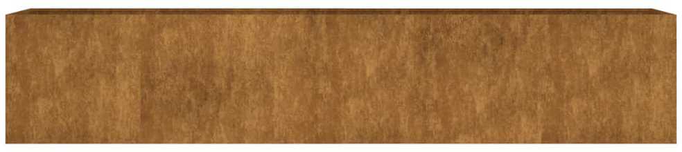 Aukštas sodo lovelis, 200x40x40cm, Corten plienas