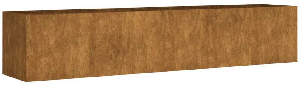 Aukštas sodo lovelis, 200x40x40cm, Corten plienas