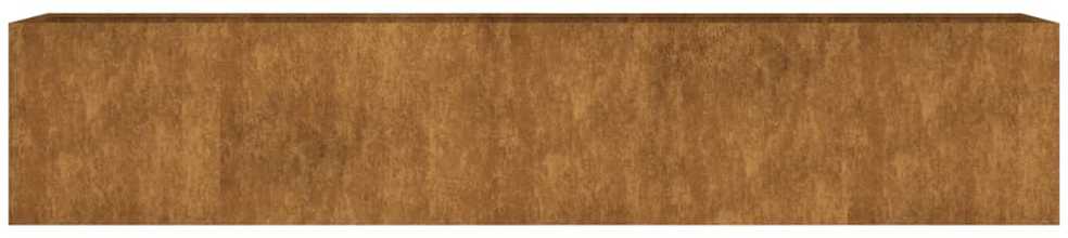 Aukštas sodo lovelis, 200x40x40cm, Corten plienas