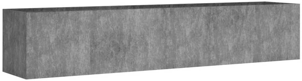 Aukštas sodo lovelis, 200x40x40cm, Corten plienas