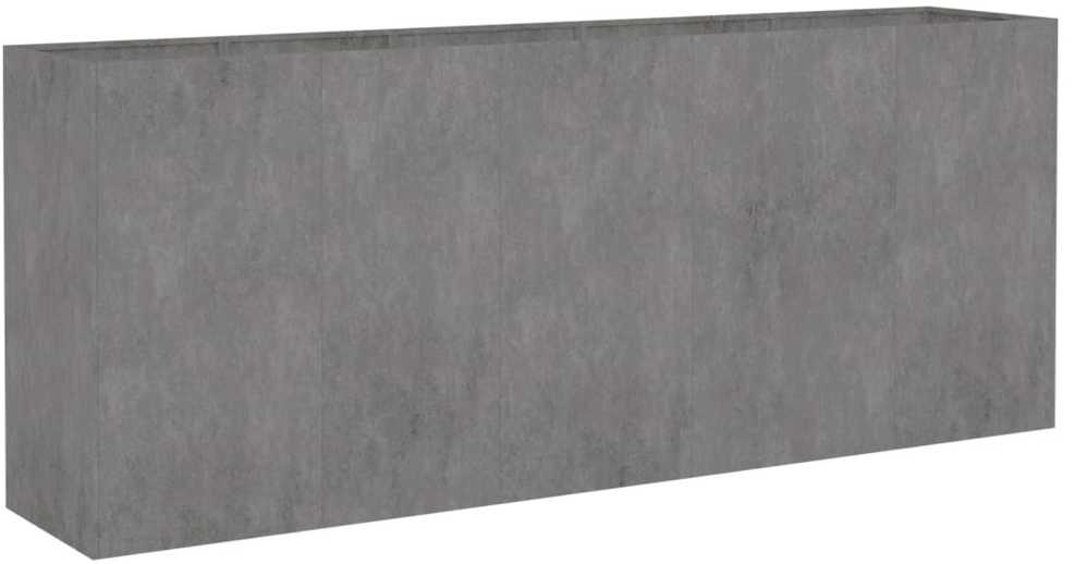 Aukštas sodo lovelis, 200x40x80cm, Corten plienas