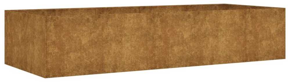 Aukštas sodo lovelis, 200x80x40cm, Corten plienas