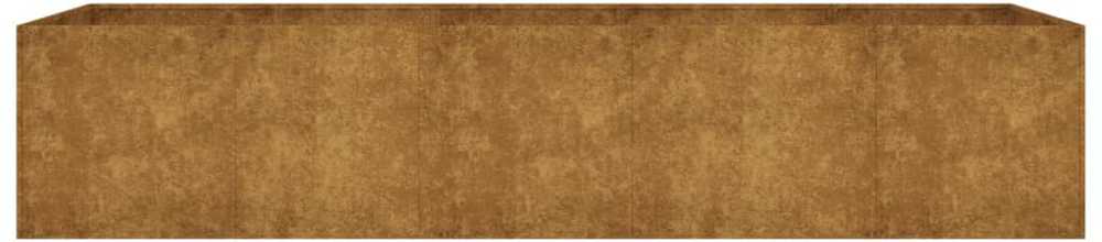 Aukštas sodo lovelis, 200x80x40cm, Corten plienas