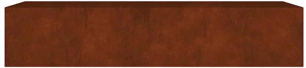 Aukštas sodo lovelis, 200x80x40cm, Corten plienas
