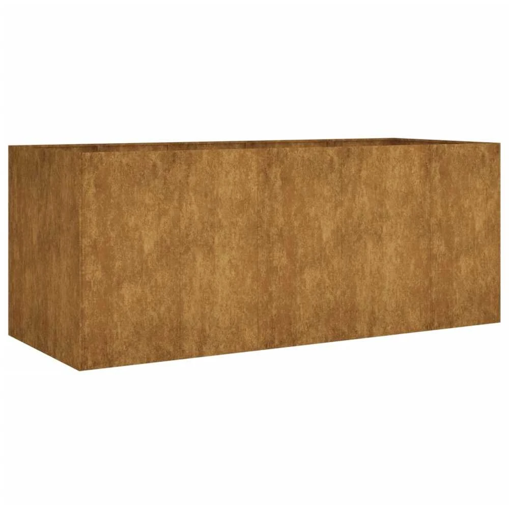 Aukštas sodo lovelis, 200x80x80cm, Corten plienas