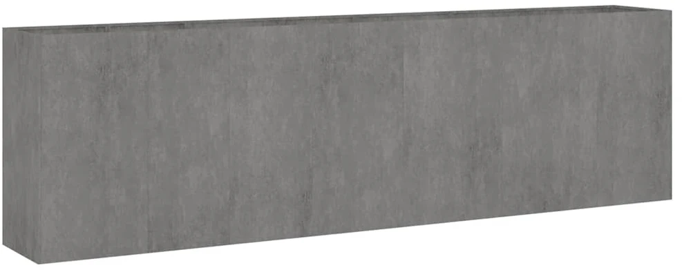 Aukštas sodo lovelis, 280x40x80cm, Corten plienas