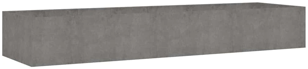 Aukštas sodo lovelis, 280x80x40cm, Corten plienas