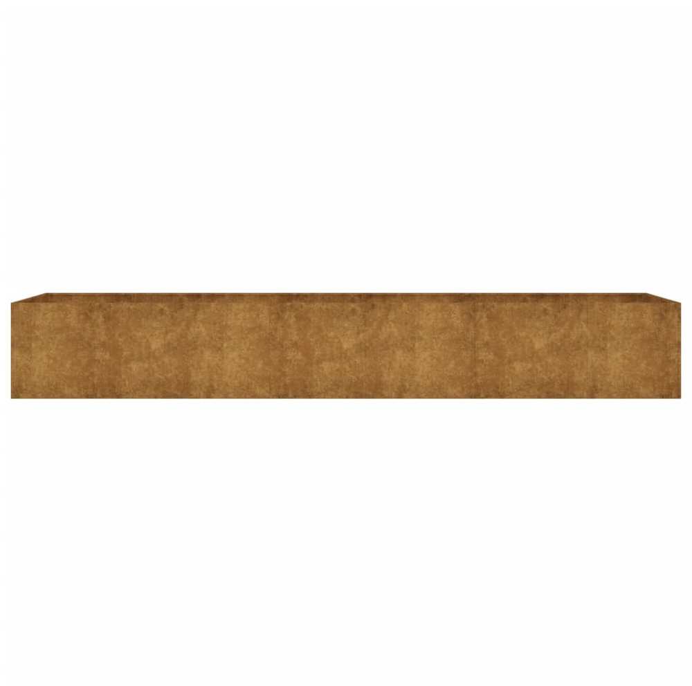 Aukštas sodo lovelis, 280x80x40cm, Corten plienas