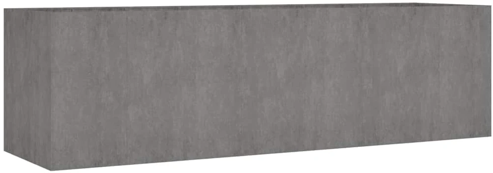 Aukštas sodo lovelis, 280x80x80cm, Corten plienas