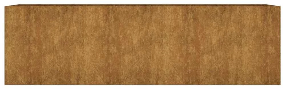 Aukštas sodo lovelis, 280x80x80cm, Corten plienas