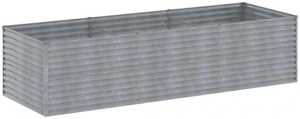 Aukštas sodo lovelis, 290x100x69cm, Corten plienas