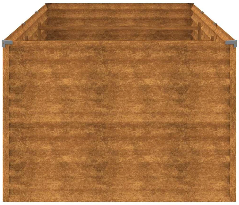 Aukštas sodo lovelis, 290x100x69cm, Corten plienas