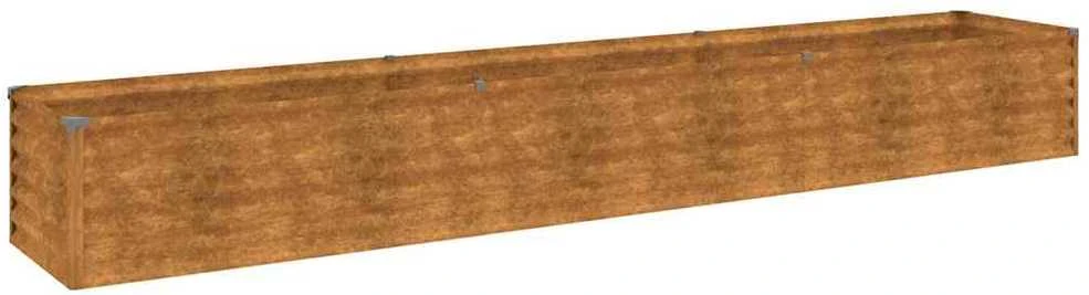 Aukštas sodo lovelis, 291x50x36cm, Corten plienas