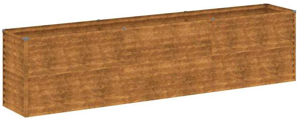 Aukštas sodo lovelis, 291x50x69cm, Corten plienas