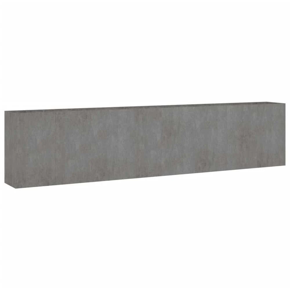 Aukštas sodo lovelis, 360x40x80cm, Corten plienas