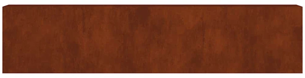 Aukštas sodo lovelis, 360x40x80cm, Corten plienas