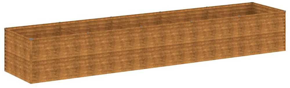 Aukštas sodo lovelis, 479x100x69cm, Corten plienas