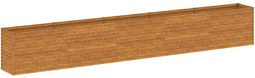 Aukštas sodo lovelis, 482x50x69cm, Corten plienas