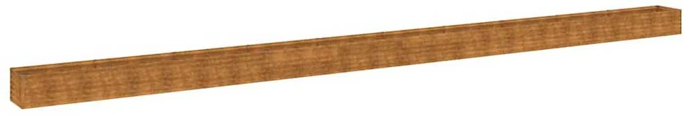 Aukštas sodo lovelis, 960x50x36cm, Corten plienas