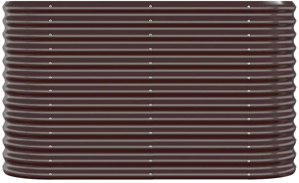 Aukštas sodo lovelis, rudas, 114x40x68cm, plienas