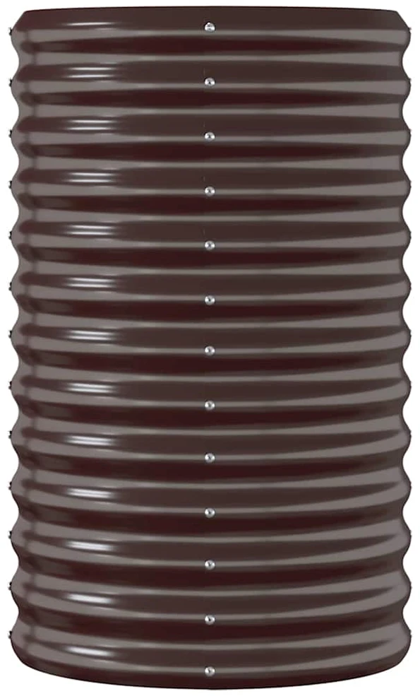 Aukštas sodo lovelis, rudas, 114x40x68cm, plienas