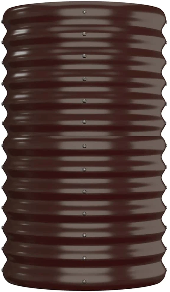 Aukštas sodo lovelis, rudas, 152x40x68cm, plienas