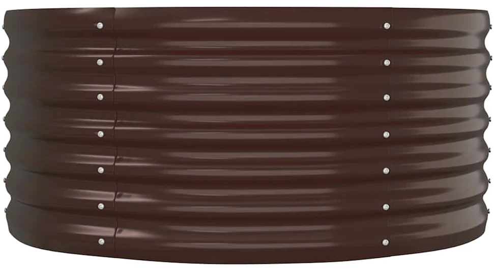 Aukštas sodo lovelis, rudas, 152x80x36cm, plienas