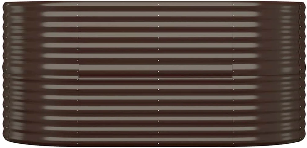 Aukštas sodo lovelis, rudas, 152x80x68cm, plienas