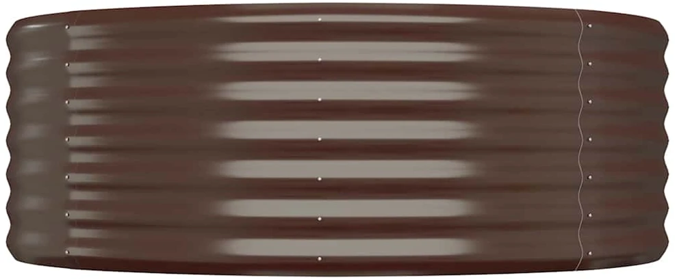 Aukštas sodo lovelis, rudas, 175x100x36cm, plienas