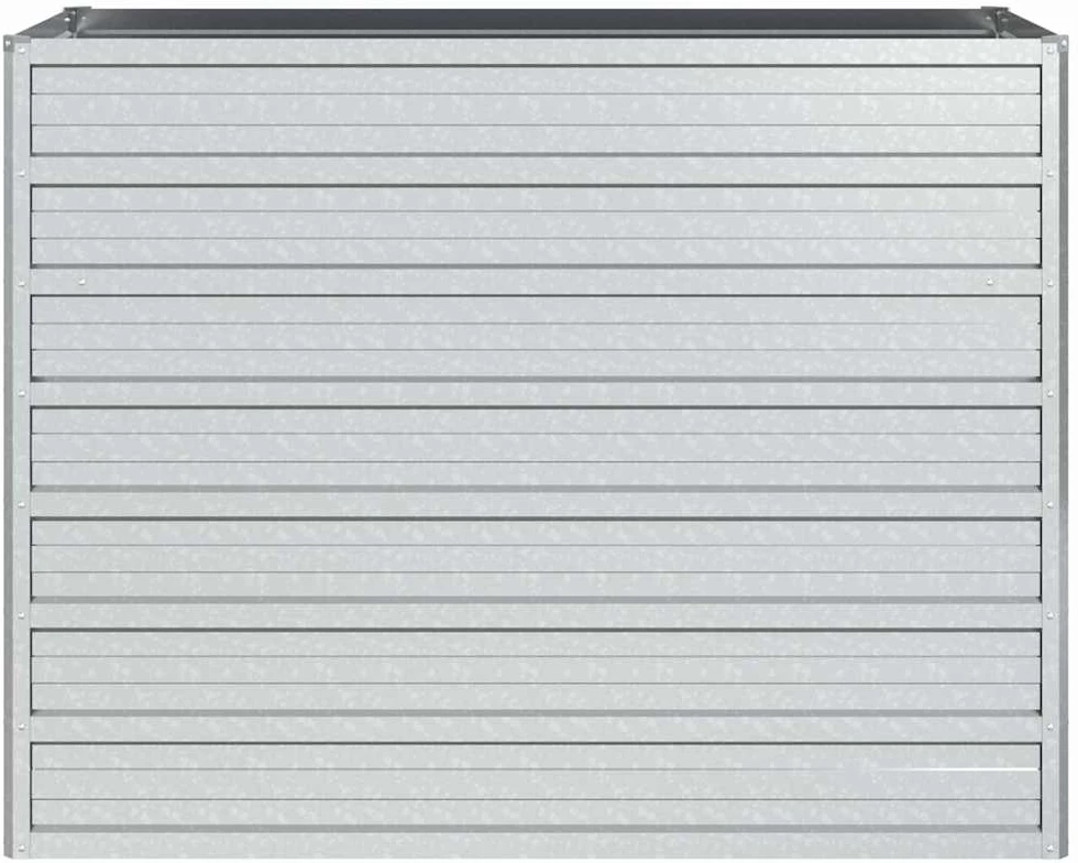 Aukštas sodo lovelis, sidabrinis, 100x40x77cm, plienas