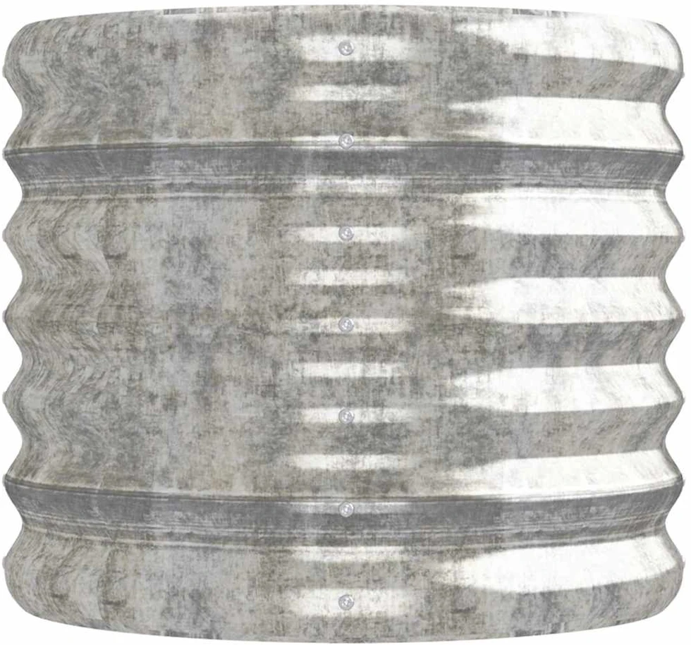 Aukštas sodo lovelis, sidabrinis, 152x40x36cm, plienas
