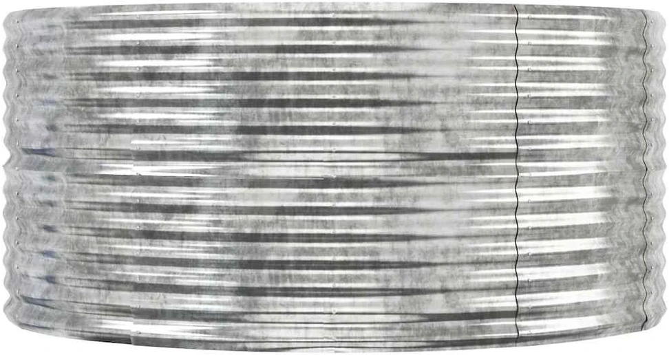 Aukštas sodo lovelis, sidabrinis, 291x140x68cm, plienas