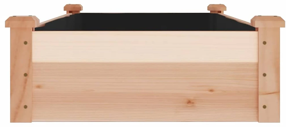Aukštas sodo lovelis su įdėklu, 120x60x25cm, eglės masyvas