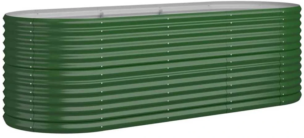 Aukštas sodo lovelis, žalias, 224x80x68cm, plienas