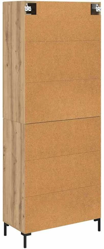 Aukštas spintelė 2 vnt. Amatininkų ąžuolas 69,5 x 34 x 180 cm