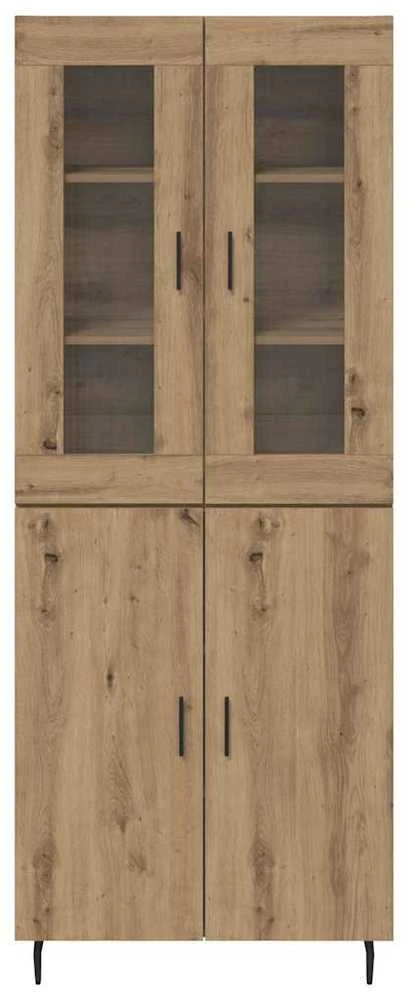 Aukštas spintelė 2 vnt. Amatininkų ąžuolas 69,5 x 34 x 180 cm