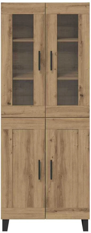 Aukštas spintelė 2 vnt. Amatininkų ąžuolas 69,5 x 34 x 180 cm