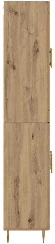 Aukštas spintelė 2 vnt. Amatininkų ąžuolas 69,5 x 34 x 180 cm