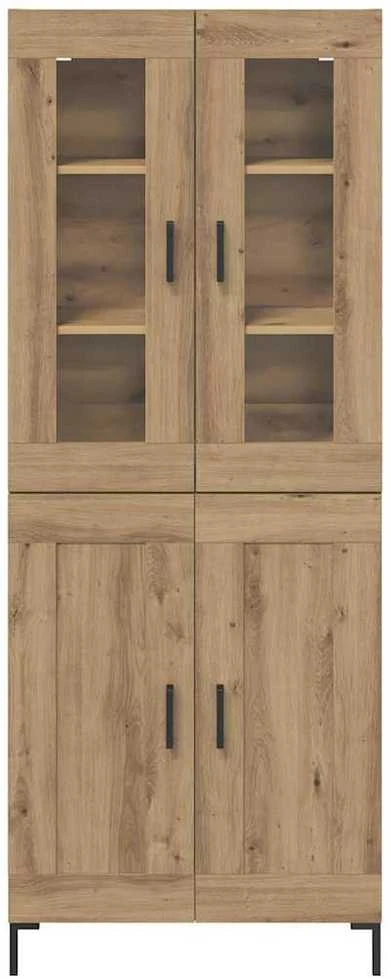 Aukštas spintelė 2 vnt. Amatininkų ąžuolas 69,5 x 34 x 180 cm