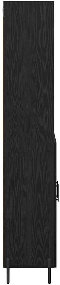 Aukštas spintelė Juodas ąžuolas 69,5 x 34 x 180 cm