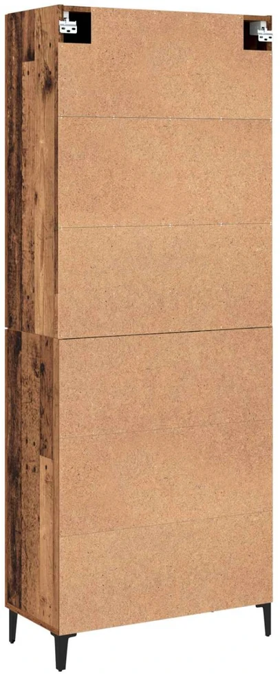 Aukštas spintelė 2 vnt. Sena mediena 69,5 x 34 x 180 cm